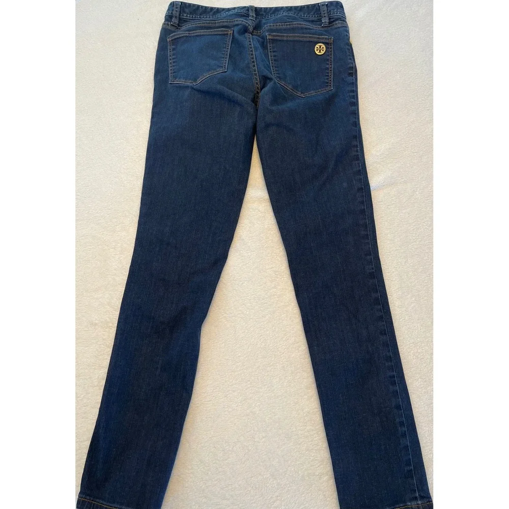 Tory Burch Denim Legging‎ Jeans Dark Wash Size 29